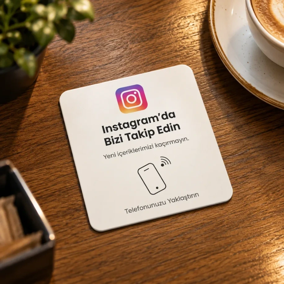 NFC Instagram Takip Kartı (10x)
