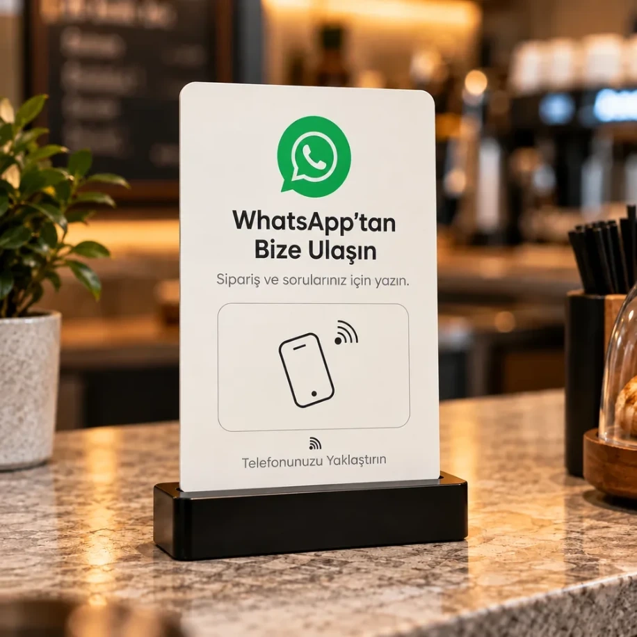 NFC WhatsApp İletişim Standı (25x)