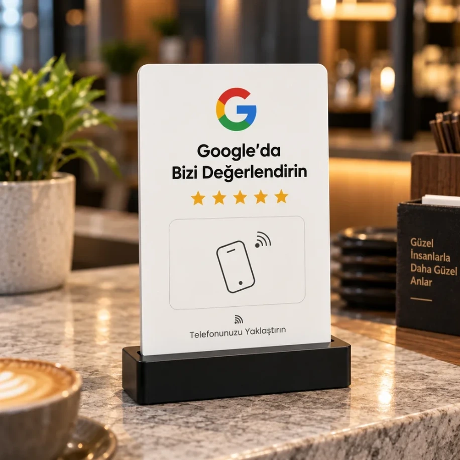 NFC Google Yorum Standı (25x)